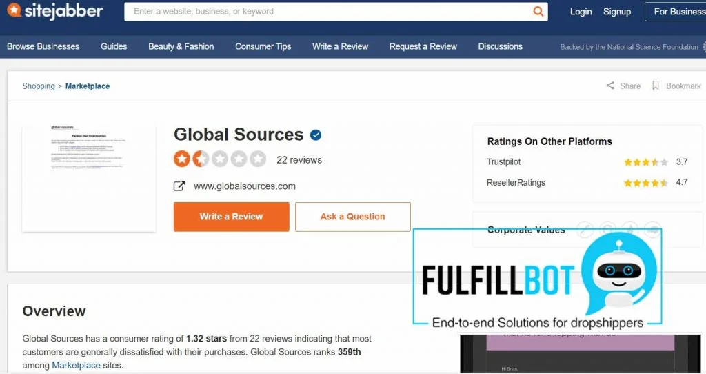 Global Sources review