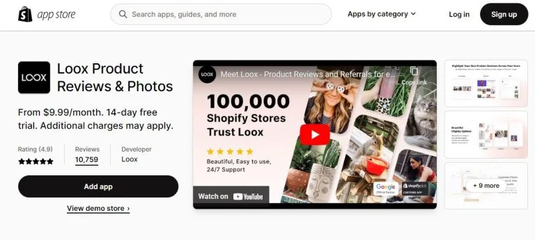 Recensione dell'app loox