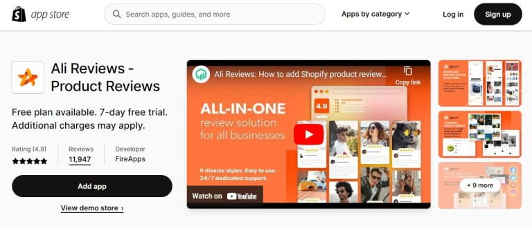 Revue de l'application ali-reviews