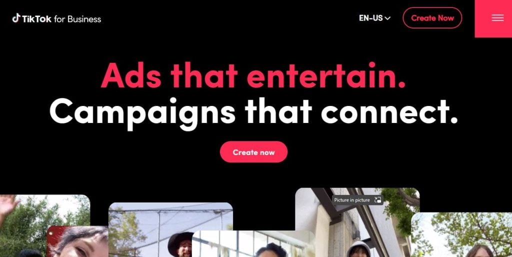 campaña publicitaria de tiktok