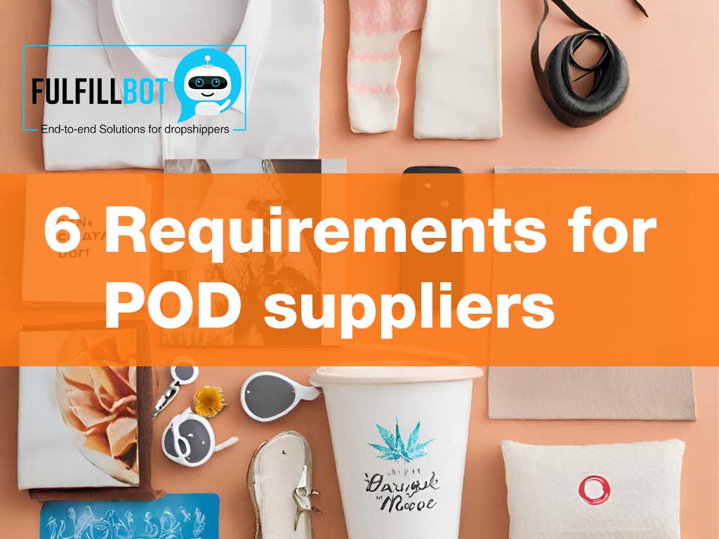 6 Anforderungen an POD-Lieferanten 6 Anforderungen an POD-Lieferanten