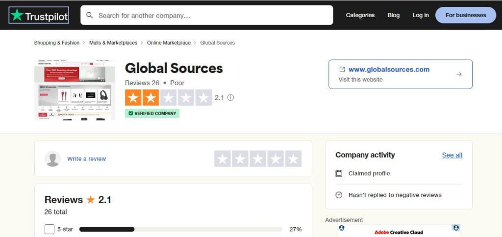 fuentes globales trustpilot