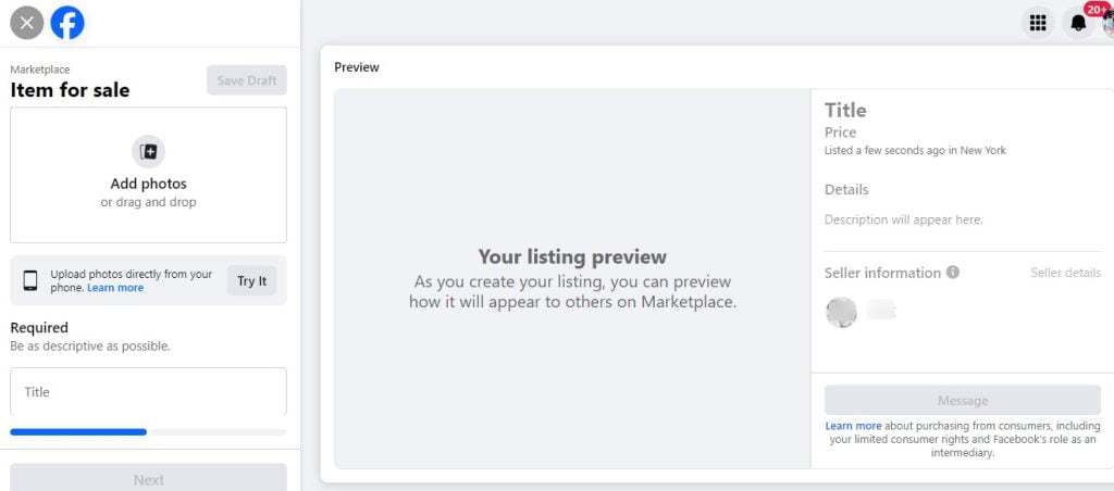 facebook pazar yeri̇ li̇stesi̇