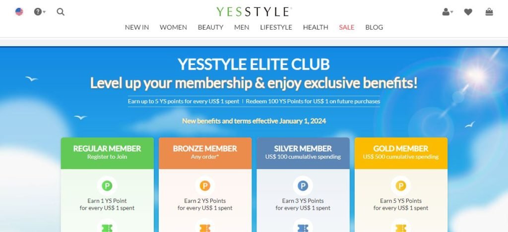 yesstyle elite club
