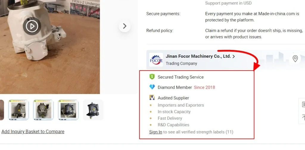 proveedores verificados made in china