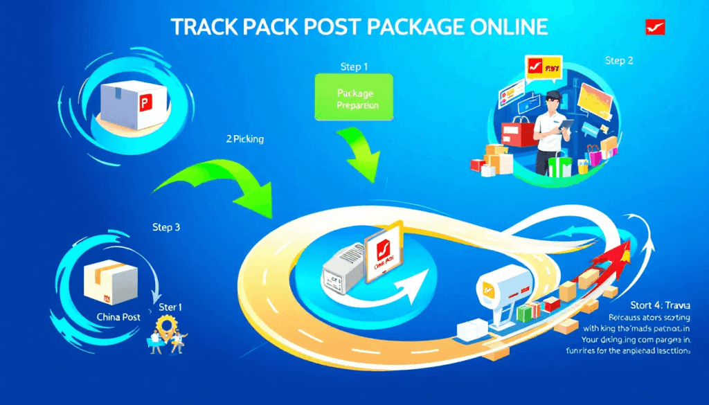 Pasos para rastrear un paquete de China Post en línea.