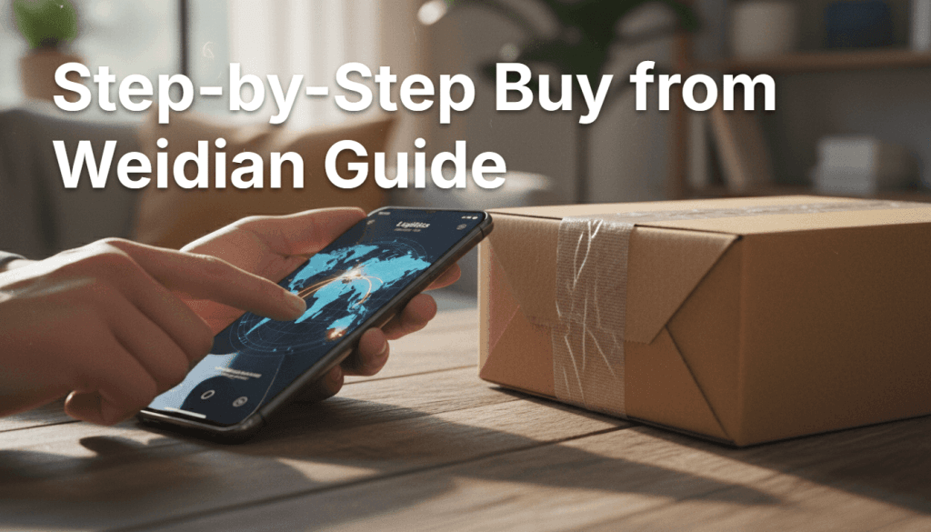 Acquista passo dopo passo da Weidian Guide 1