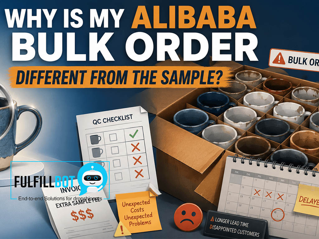 Pourquoi ma commande groupée Alibaba est-elle différente de l'échantillon ? Pourquoi ma commande groupée Alibaba est-elle différente de l'échantillon ?