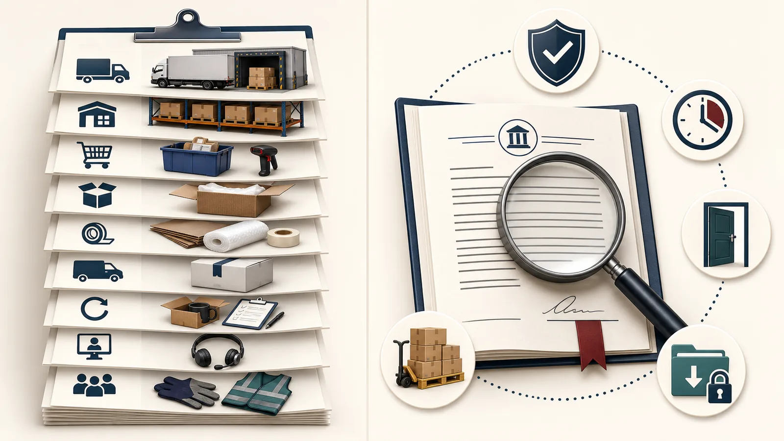 How to Choose 3PL for Small Ecommerce Business: 17 Questions Before You Sign Complete 3PL fee stack beside liability, claims, and contract exit risks