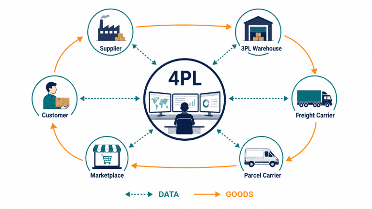 3PL vs 4PL: What is the difference and which model fits your business? 4pl control tower network