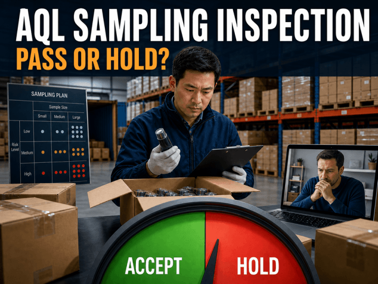 Inspección de muestreo de AQL