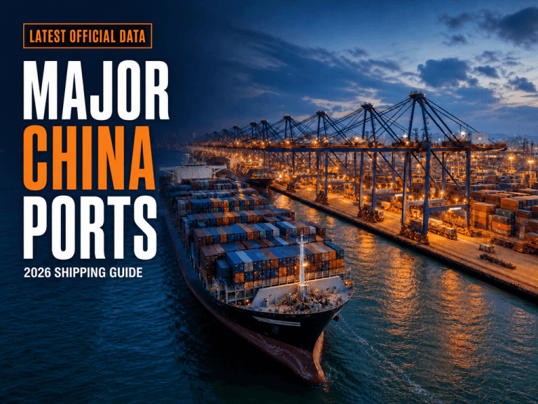 Guía de transporte marítimo de los principales puertos de China para 2026