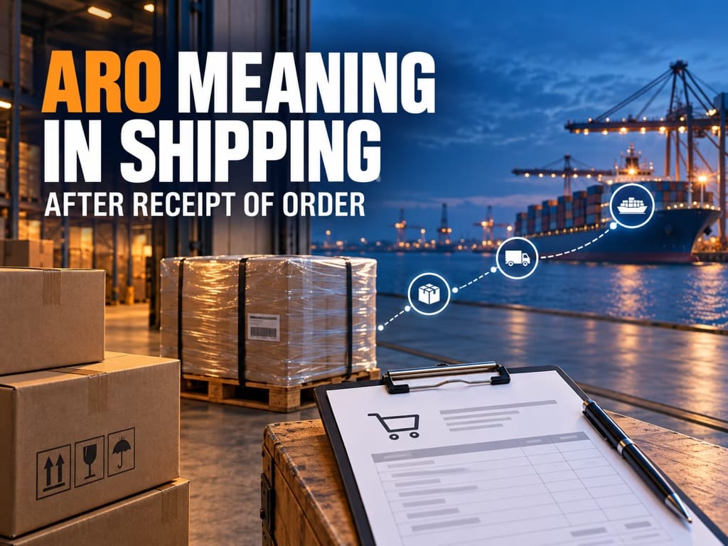 ARO meaning in shipping and After Receipt of Order explained